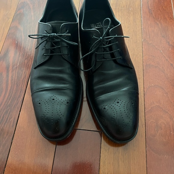 Salvatore Ferragamo lace up leather shoes size 10 - Picture 3 of 8